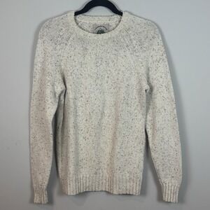 Urban Outfitters O'hanlon Mills Chunky Knit Cotton Blend Donegal Sweater Mens SM